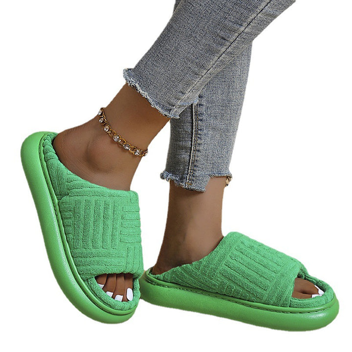 Dame Komfortable Clogs med blødt fleece-for og skridsikker sål Stilla