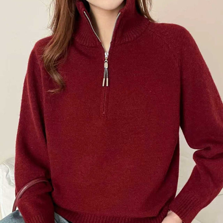 Damer Cozy Sweater med Høj Krave Stilla