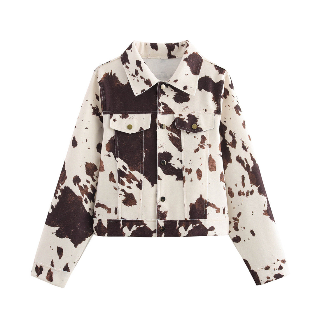 Femme Trendy Kødflekket Denim Jakke Stilla