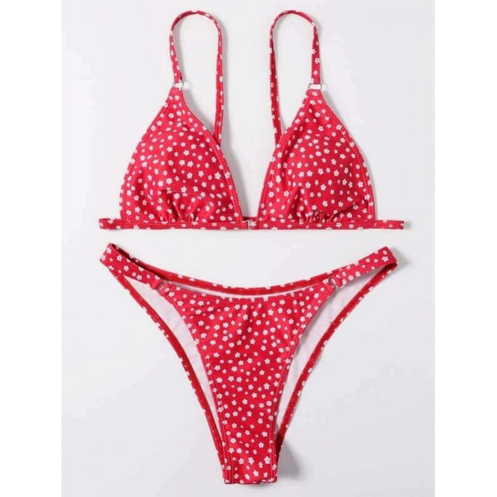 Dame triangle-bikini med legende mønster Skovae