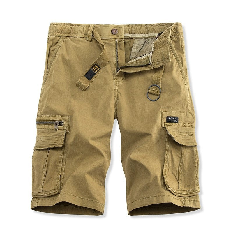 Herren Utility Cargo Shorts med multifunktionslommer Stilla