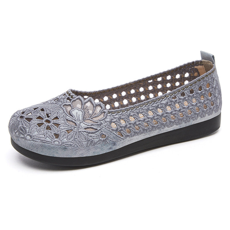 Femme Broderet Let Slippers FL