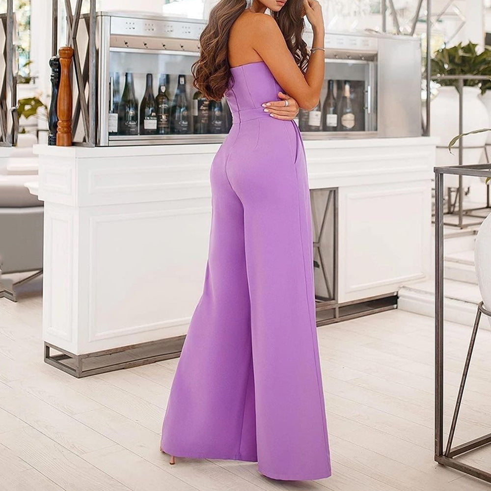 Dame Off-Shoulder aftenkjole med høj slids og elegant design Stilla