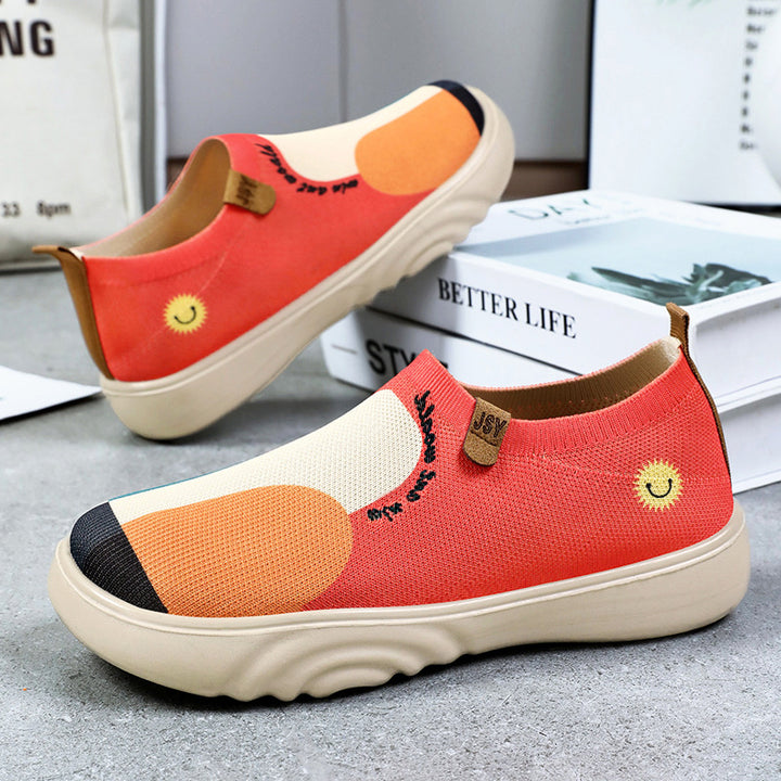 Dame Mode Slip-On Sneakers med trendy design og høj bærekomfort Stilla