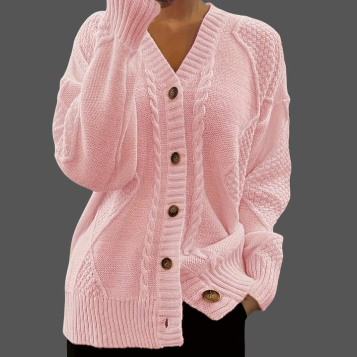 Kvinders cardigan i afslappet oversized stil Stilla