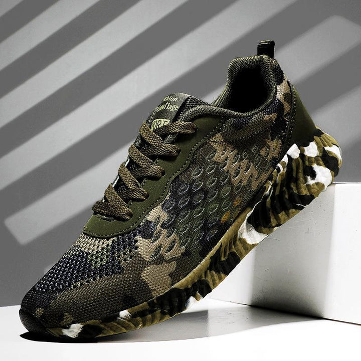 Herrer Stilfulde Camo Sport Sneakers Stilla