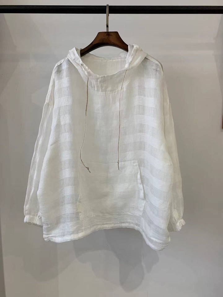 Femme Let Løs Pasform Pullover Hoodie Stilla
