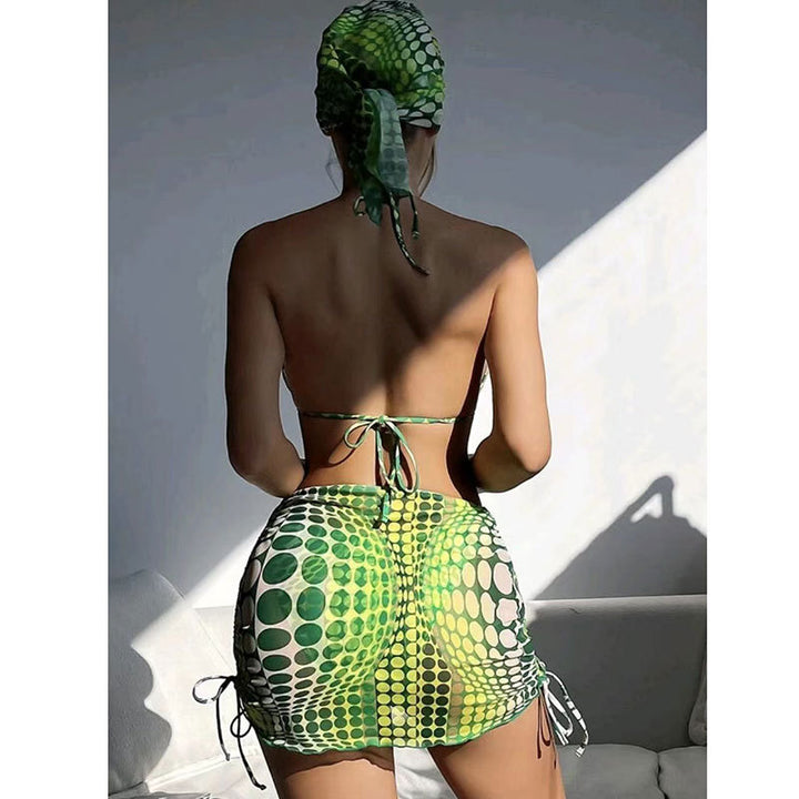 Dame Bikini-sæt med elastisk nederdel og justerbare stropper Stilla