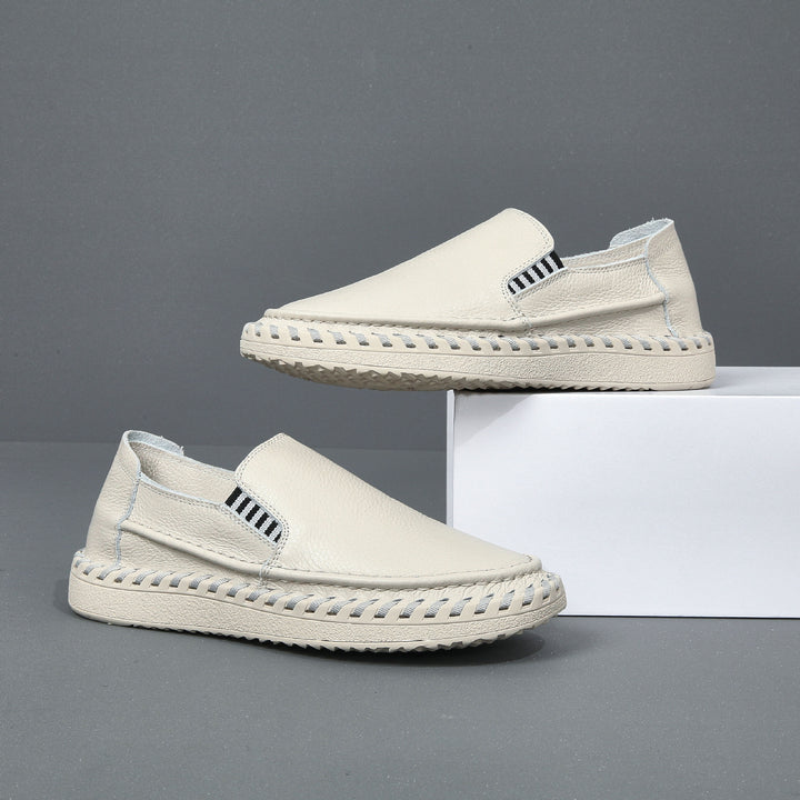 Femme Behagelige Læder Slipper Flats Stilla