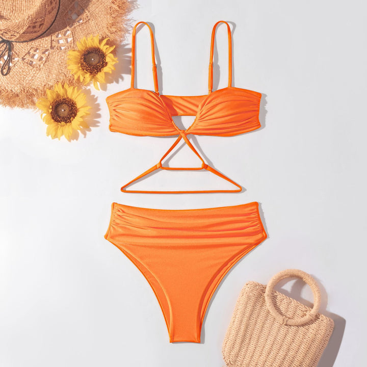 Dame Bikini-sæt med raffineret omslagsdesign og sexede cut-out-detaljer Stilla