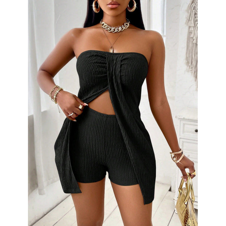 Dame Stropeløs Cut-Out Jumpsuit-Sæt Stilla