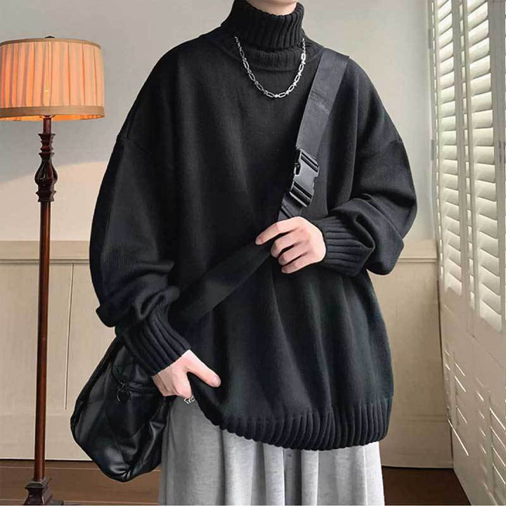 Damer afslappet rullekravesweater med blødt materiale og moderne snit Stilla