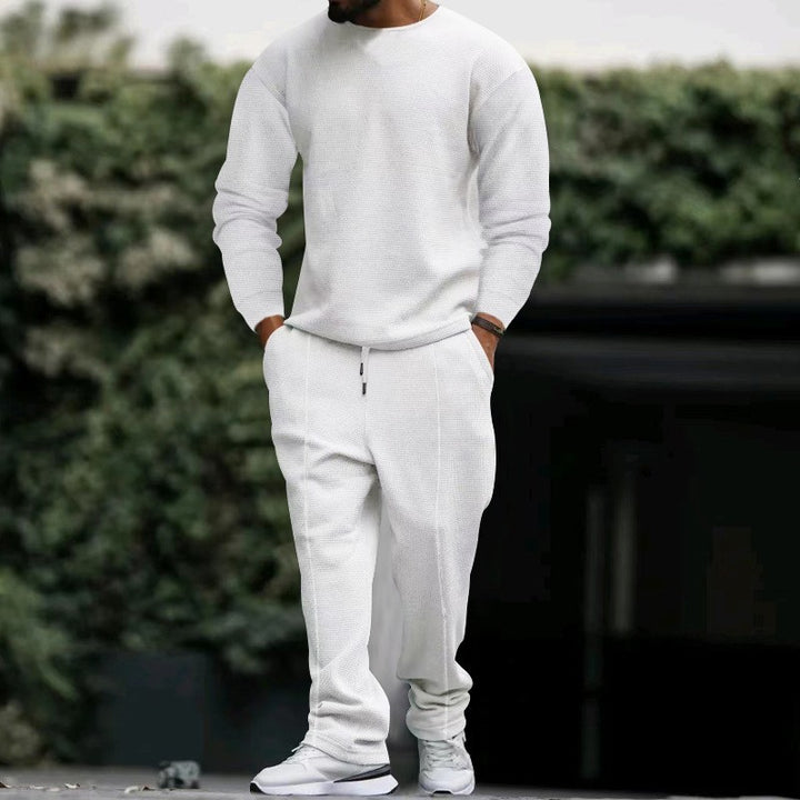 Herrer sporty sweatshirt og joggingbukser sæt Stilla