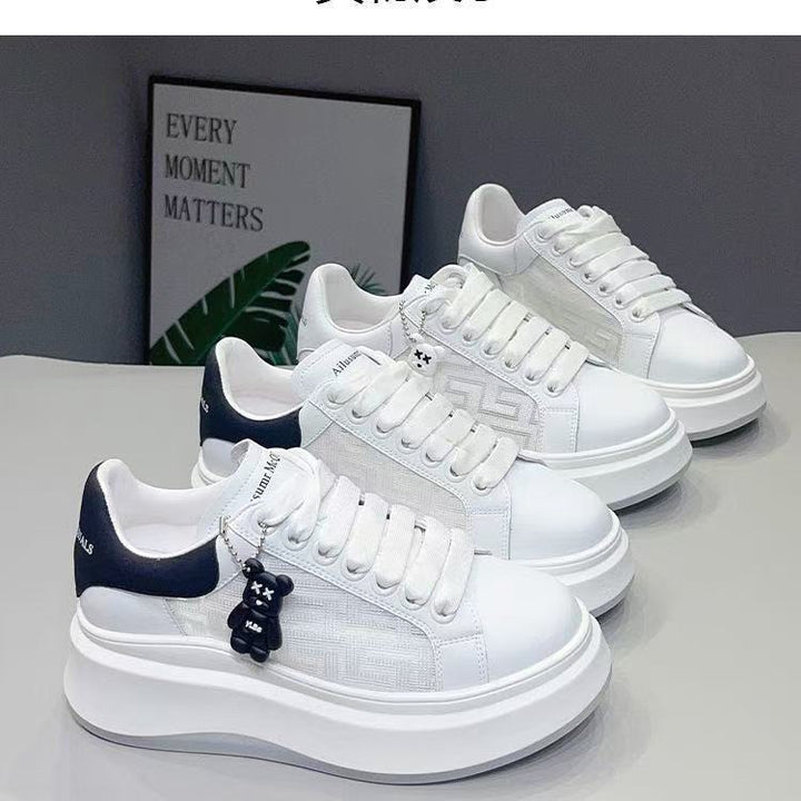 Dame Fashion Sneakers med højt plateau og modige detaljer Stilla