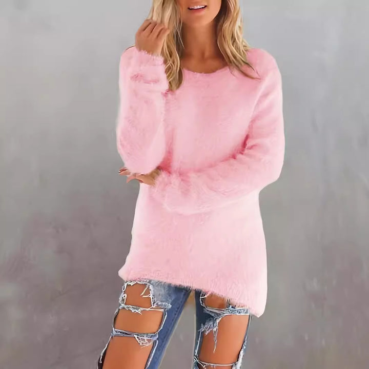 Femme Loose-Fit Tekstureret Strikpullover Stilla