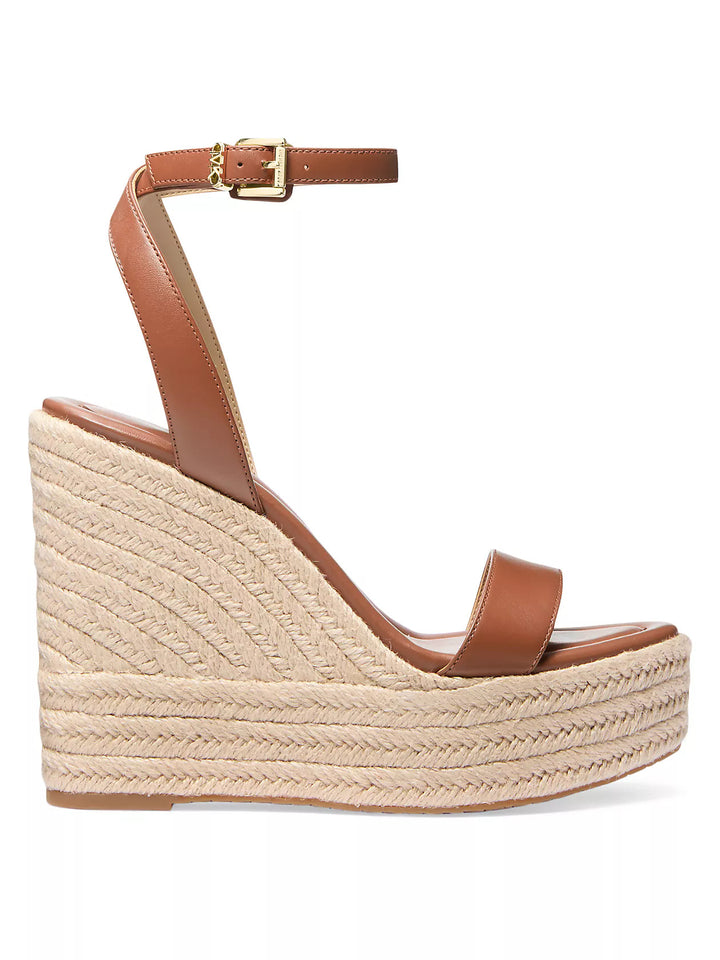Femme Espadrille Wedge Sandaler med justerbar ankelrem Stilla