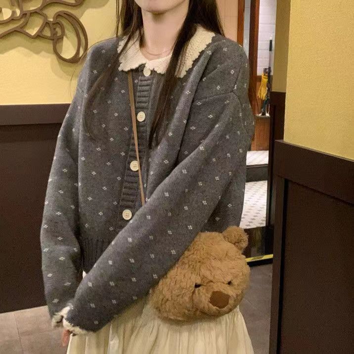 Kvinder Cozy Cardigan med Krave Stilla