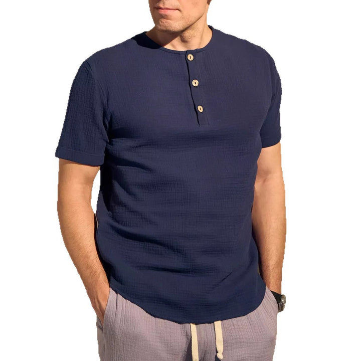 Herrer kortærmet Button-Down skjorte Stilla