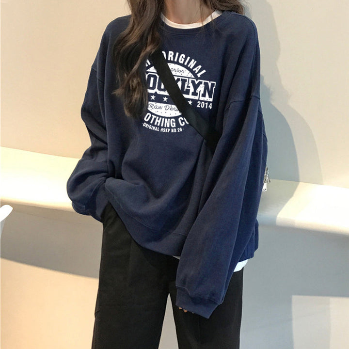 Femme Overstørrelse Grafik Sweatshirt med unikt design Stilla
