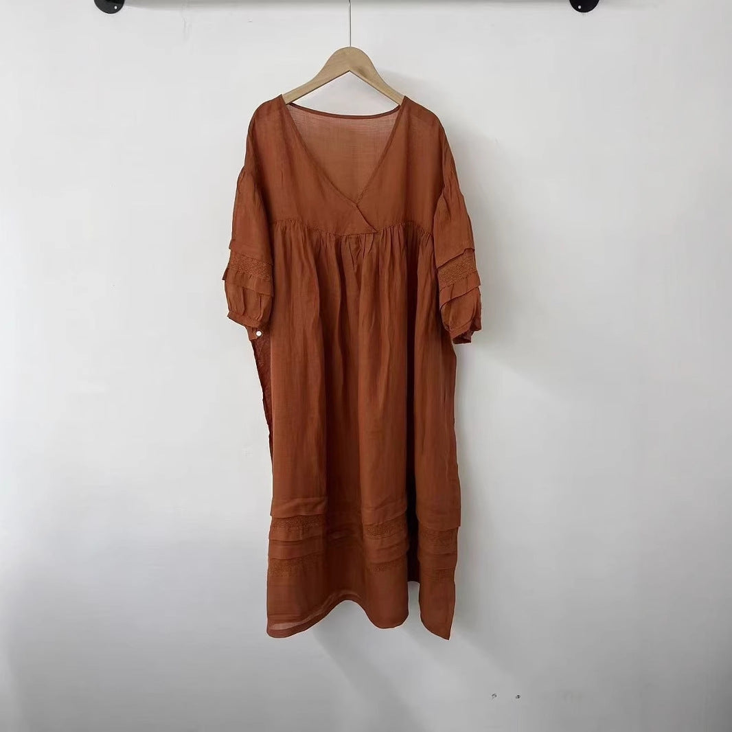 Femme Breezy V-udskærings sommerkjole Stilla