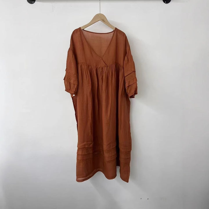 Femme Breezy V-udskærings sommerkjole Stilla