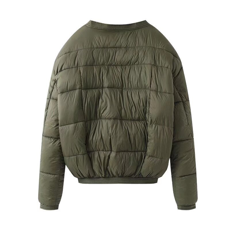 Femme Puffer-jakke med justerbar kant Stilla