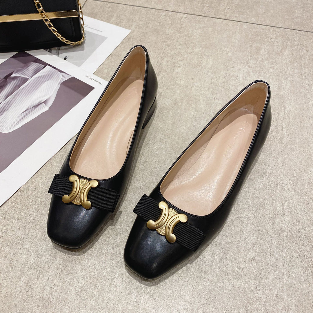 Dame Ballerinas med elegant bueaccent og komfortabel indersål Stilla