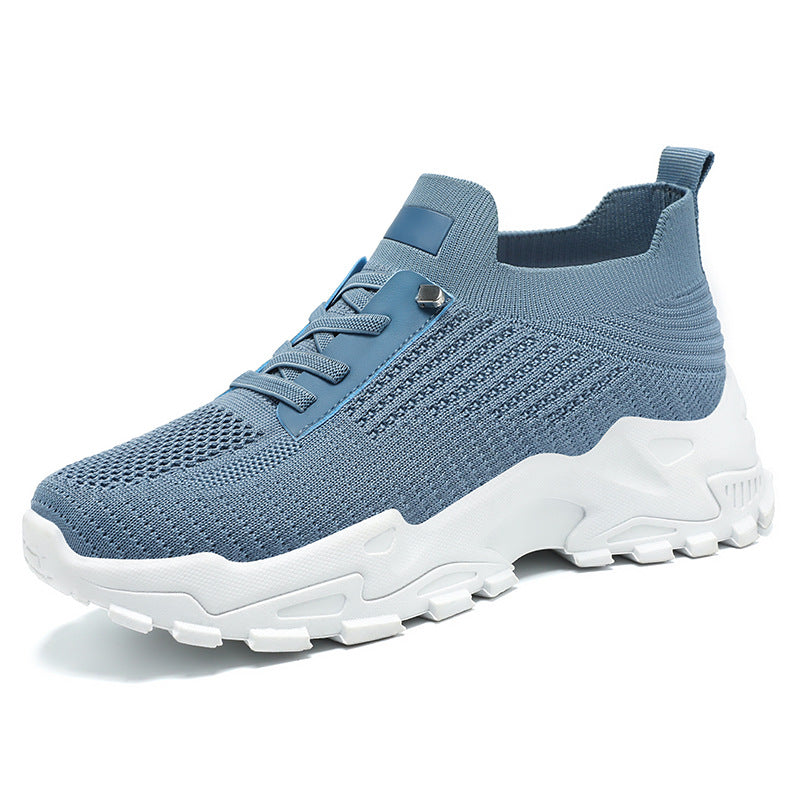 Dame Sporty Strik Sneakers med åndbar struktur og fleksibel sål Stilla