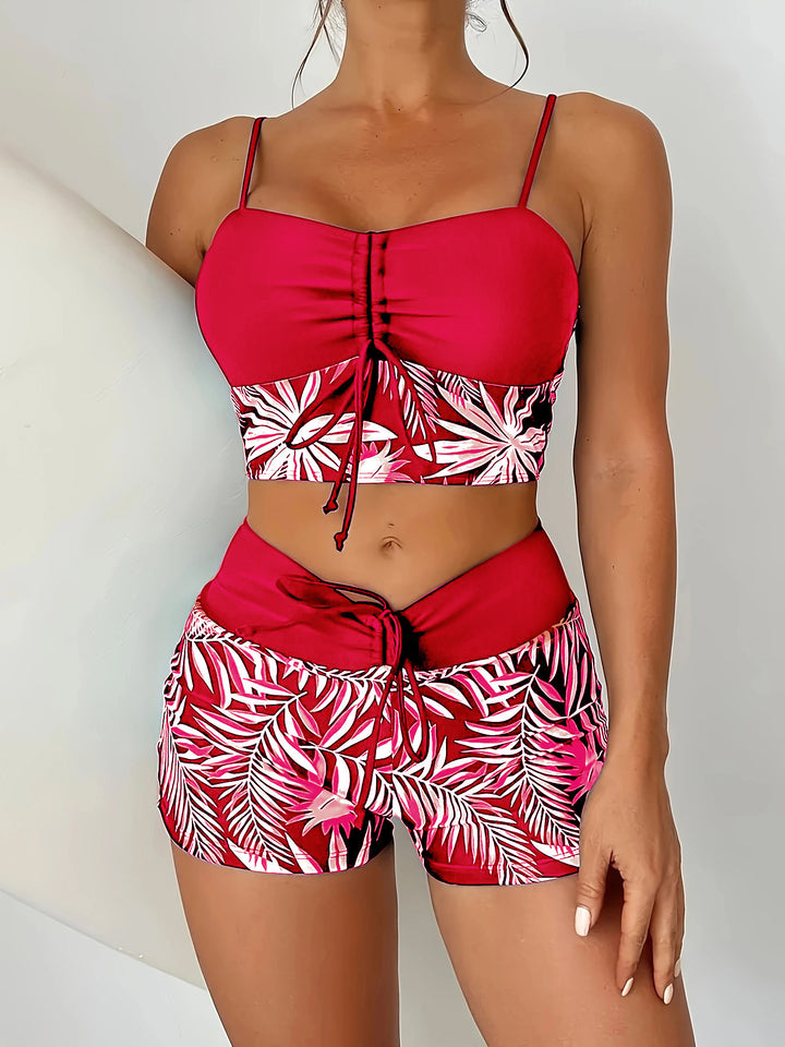 Dame Sporty bikini-top med shorts Skovae