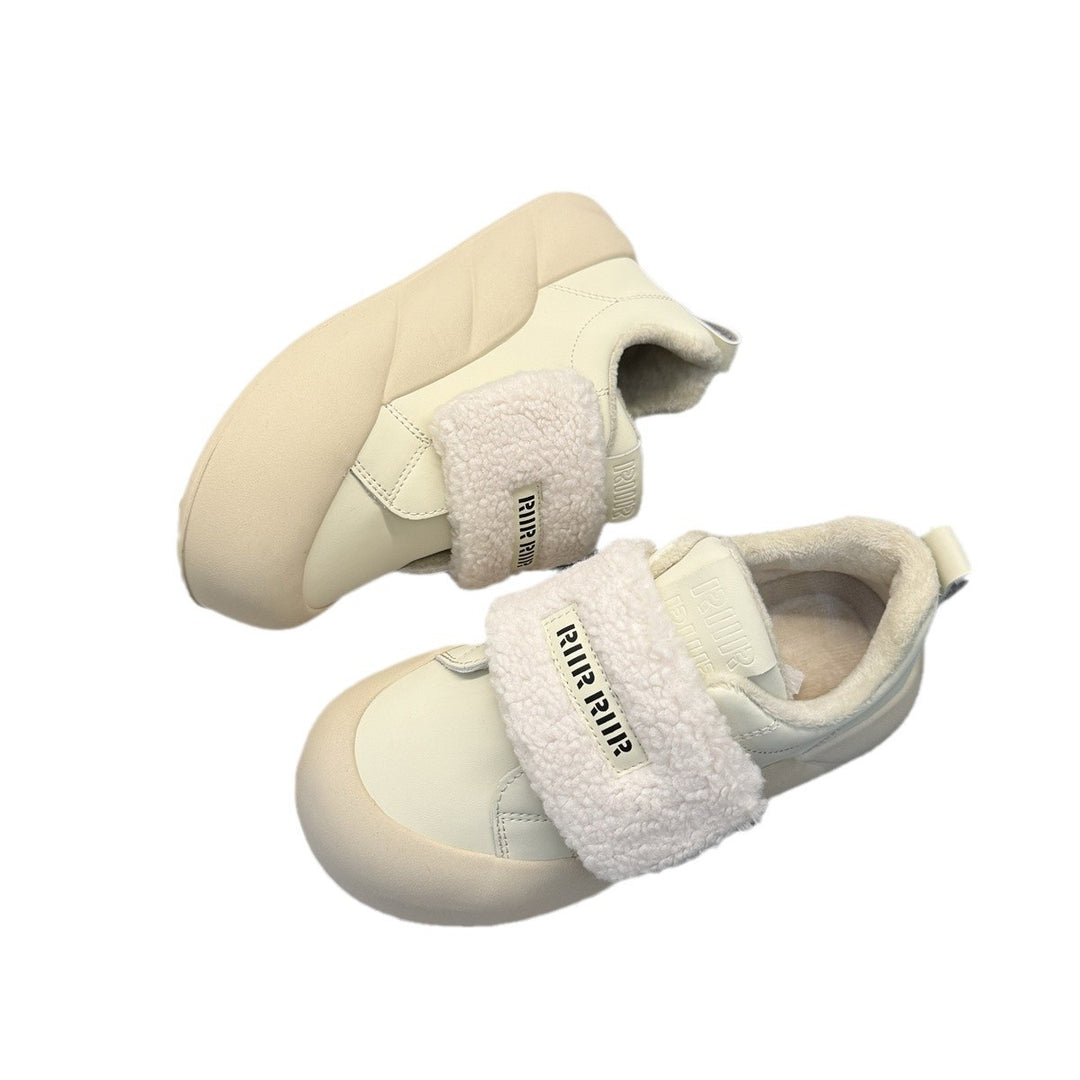 Dame Sneakers med blødt inderfor og komfortabel velcro Stilla