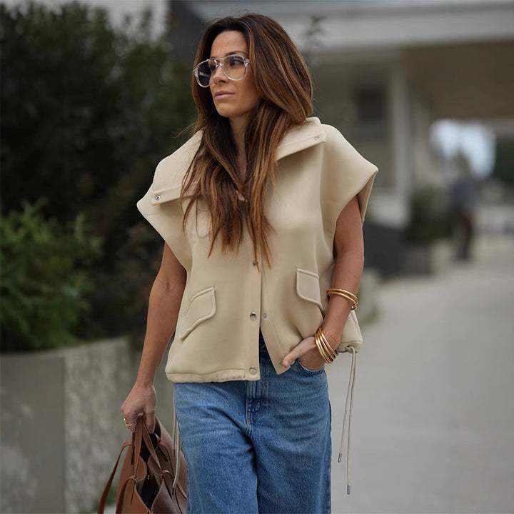 Dame quilted Utility-vest Stilla