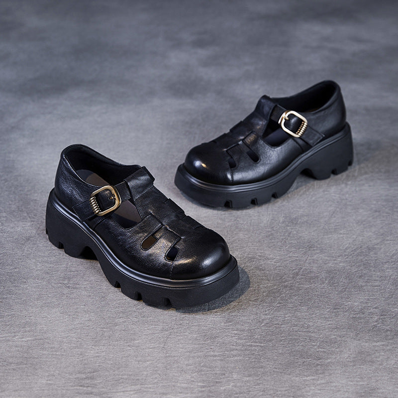 Dame Chunky Platform Spænde Sandaler Stilla