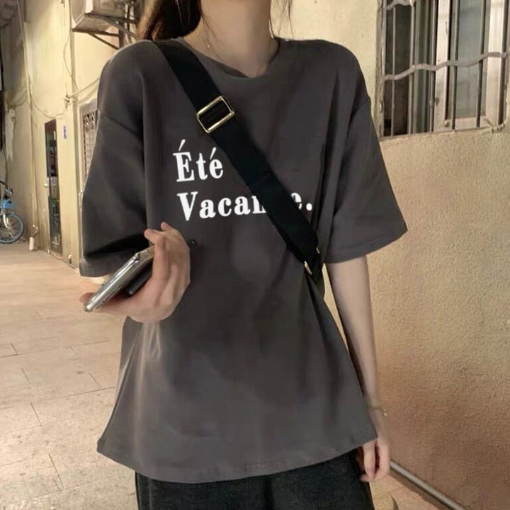 Femme Relaxed Fit Sommer Grafik T-Shirt Stilla