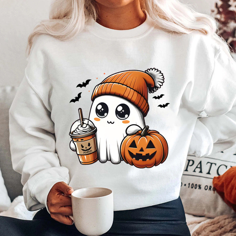 Kvindesweatshirt med legende Halloween grafisk design Stilla