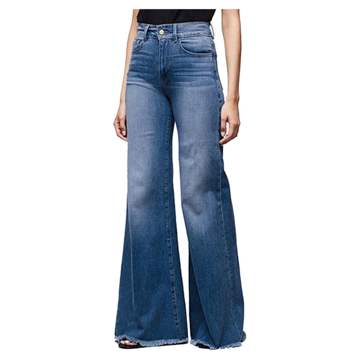 Damer højt skårne flared jeans i vintage-look Skovae