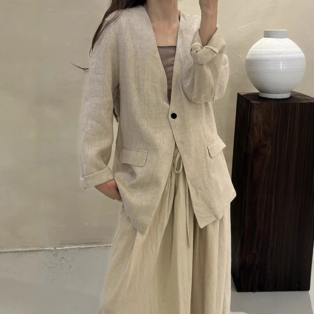 Femme Relaxed Fit Linned Blazer Stilla
