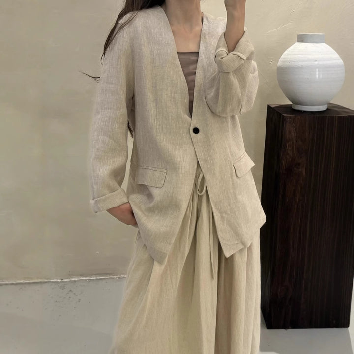 Femme Relaxed Fit Linned Blazer Stilla