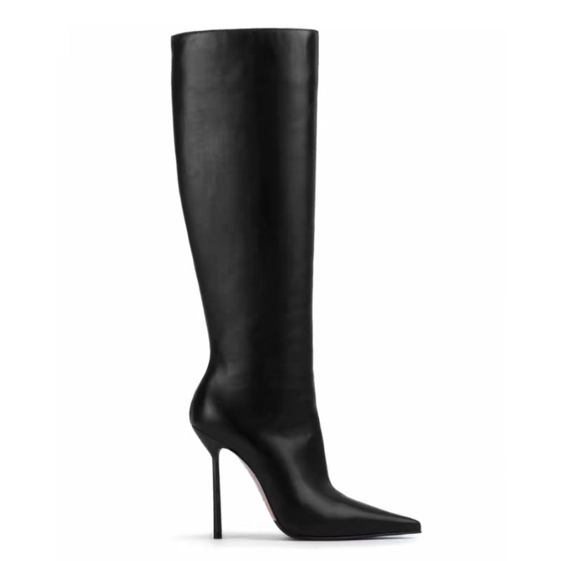 Femme Spidse Over-the-Knee Stiletto Støvler Stilla