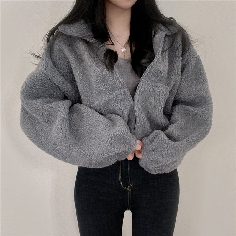 Kvinder Oversized Fleece Jakke Skovae