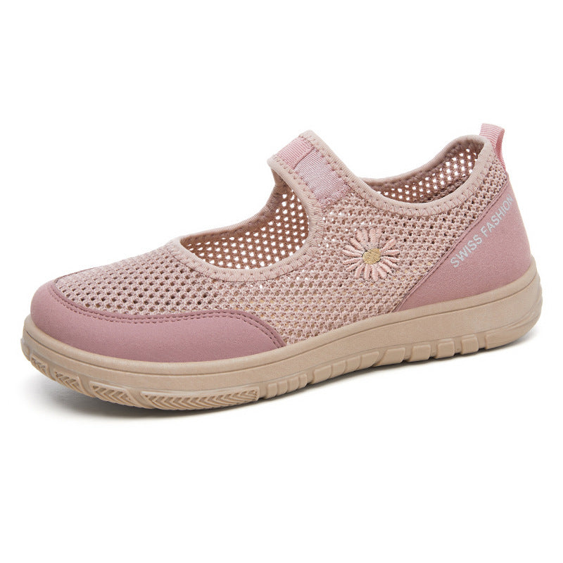 Dame åndbare Mary Jane stil slip-on sneakers med komfortpasform Stilla