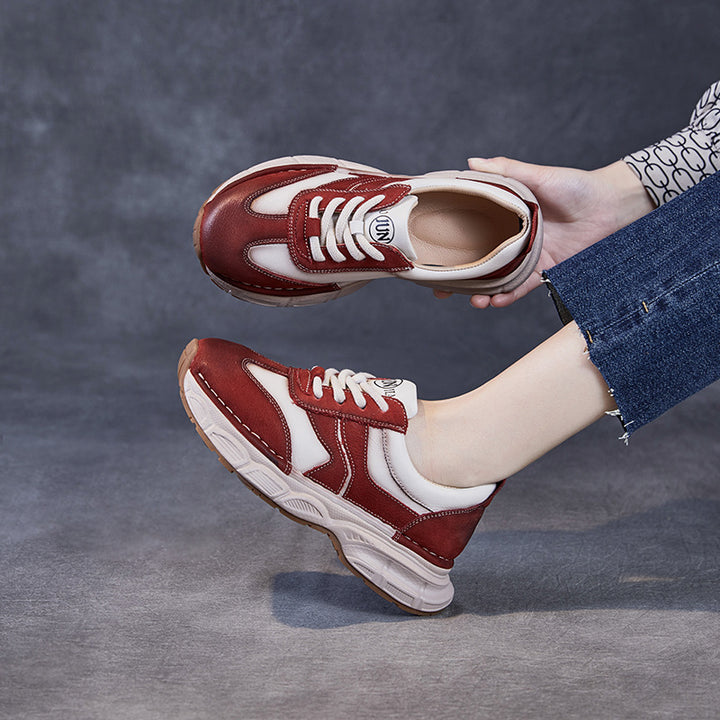 Dame Stilfulde Chunky Platform Sneakers Stilla