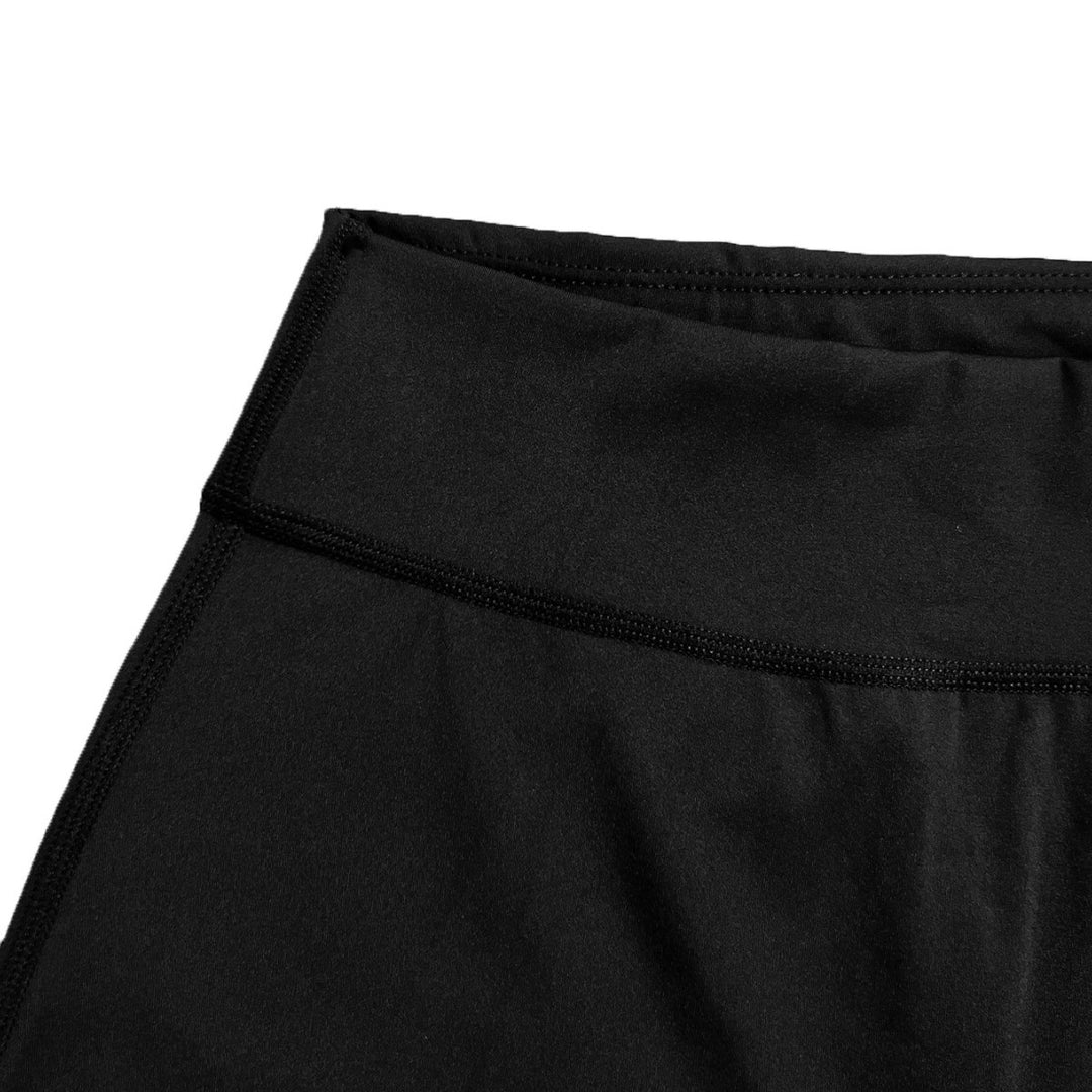 Dame sportleggings med høj talje og åndbart materiale Skovae