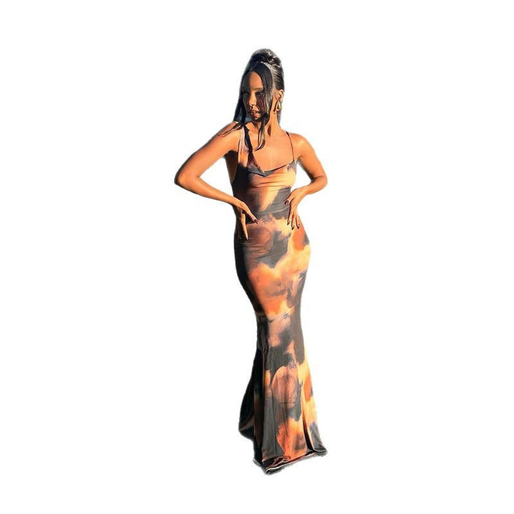 Dame Figurtilpasset Maxi Kjole Stilla