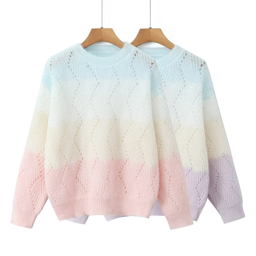 Kvinder Komfortabel Strik Sweater med Delikate Farver Stilla