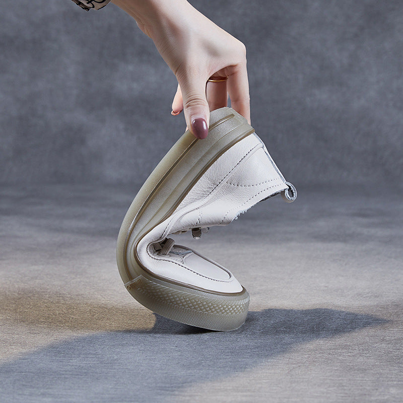 Dame fritids platform snøresneakers med struktureret kontrastdetalje Stilla