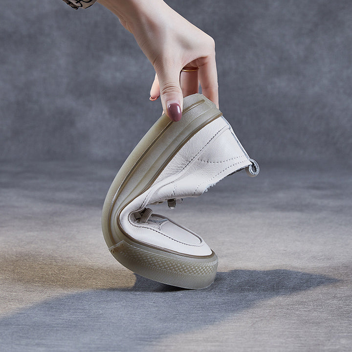 Dame fritids platform snøresneakers med struktureret kontrastdetalje Stilla