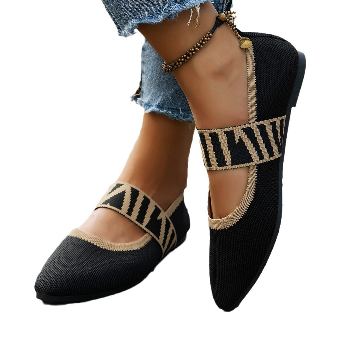 Damer Ballerinas med elastisk rem Stilla