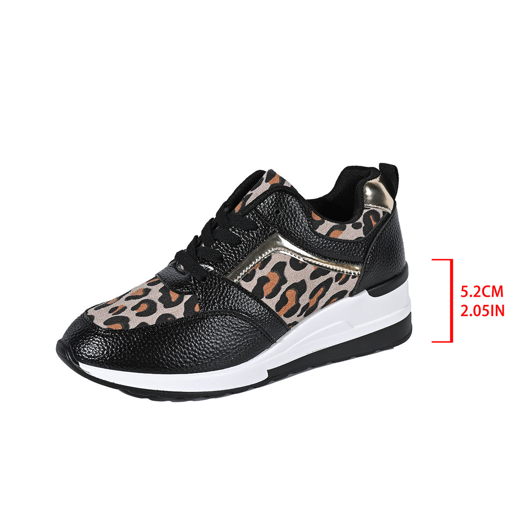 Dame Sporty Sneakers med trendy leopard print og komfortabel dæmpning Stilla