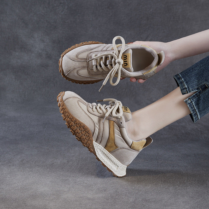 Dame Sporty Snøresneakers med holdbar gummisål Stilla