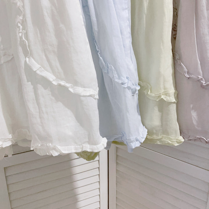 Femme Flæse Kant Let Lin Shorts Stilla